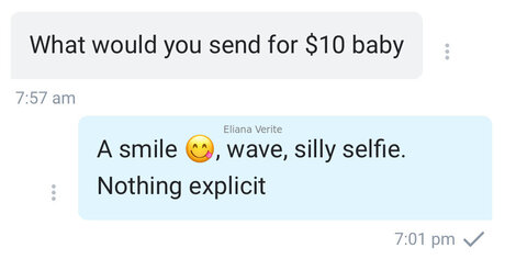 Foto di nudo di fuga di OnlyFans di Eliana Verite