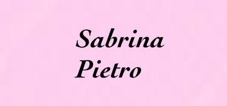 Sabrina And Pietro