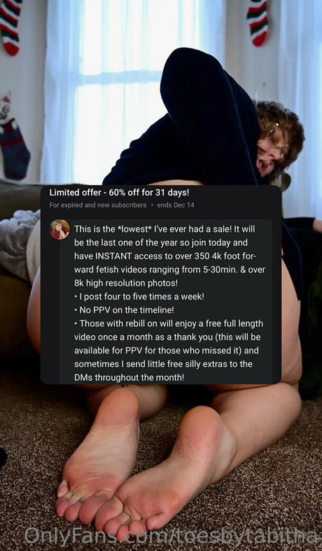 Foto di nudo di fuga di OnlyFans di Tabithatoesfree